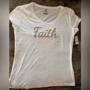 New York & Company Faith slim tee.